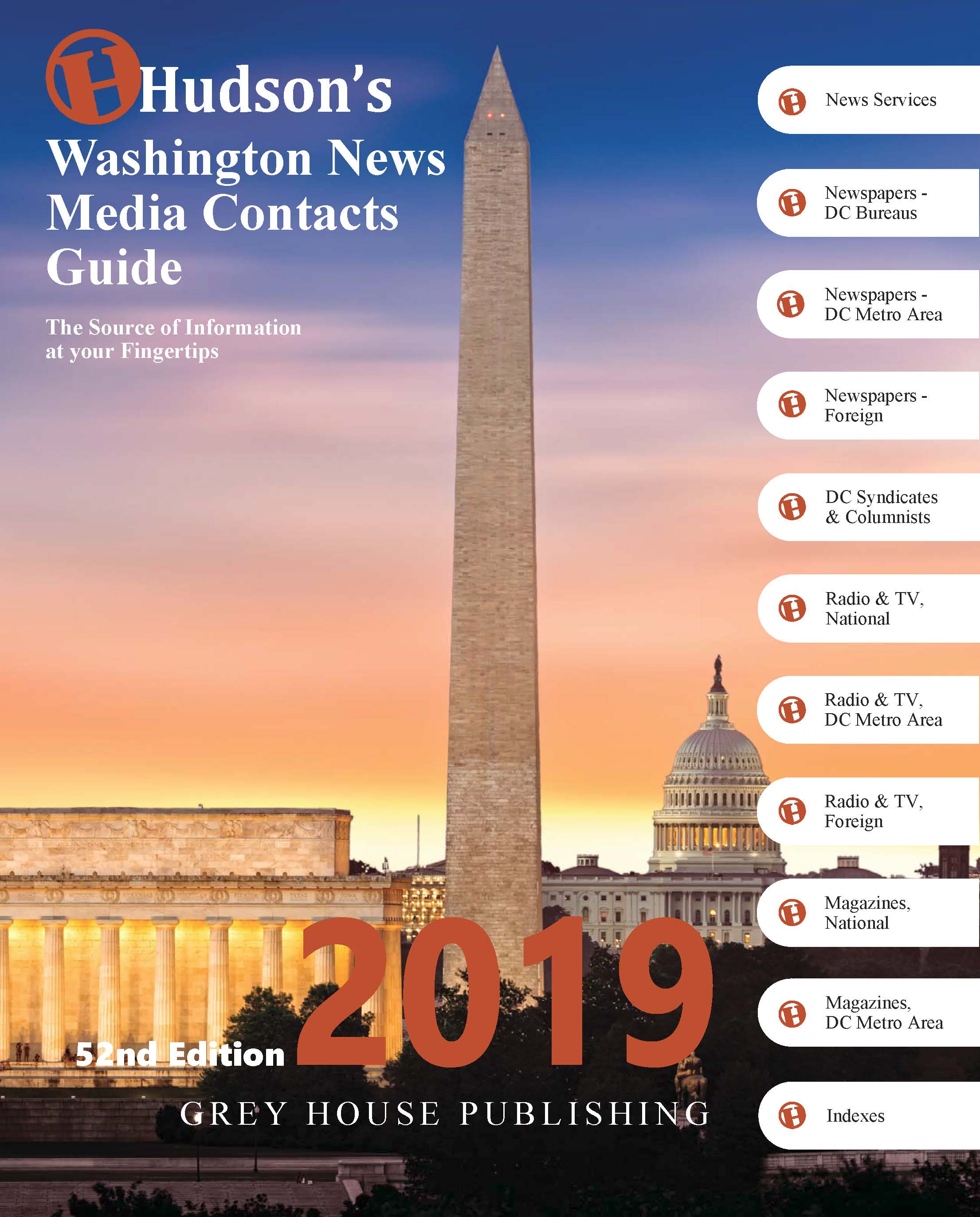 Hudson's Washington News Media Contacts Guide